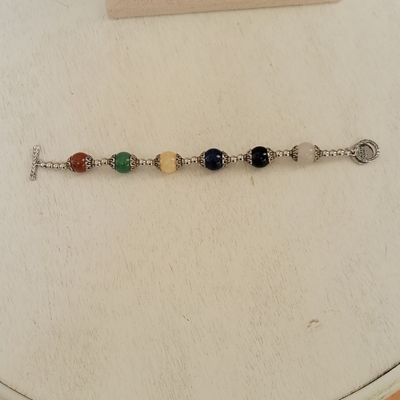 Alexa's Angel Semiprecious Bead Bracelet - Picture 2 of 4